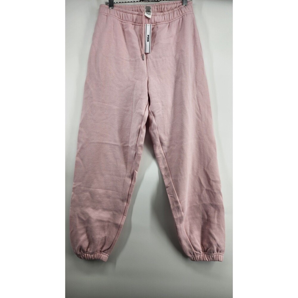 Victoria's Secret Women's Small Pink Campus Fleece Sweatpants NWT